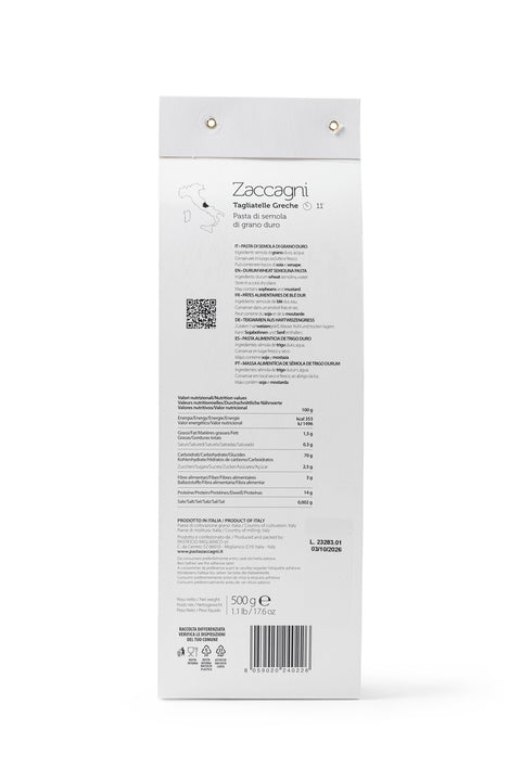 Tagliatelle Greche